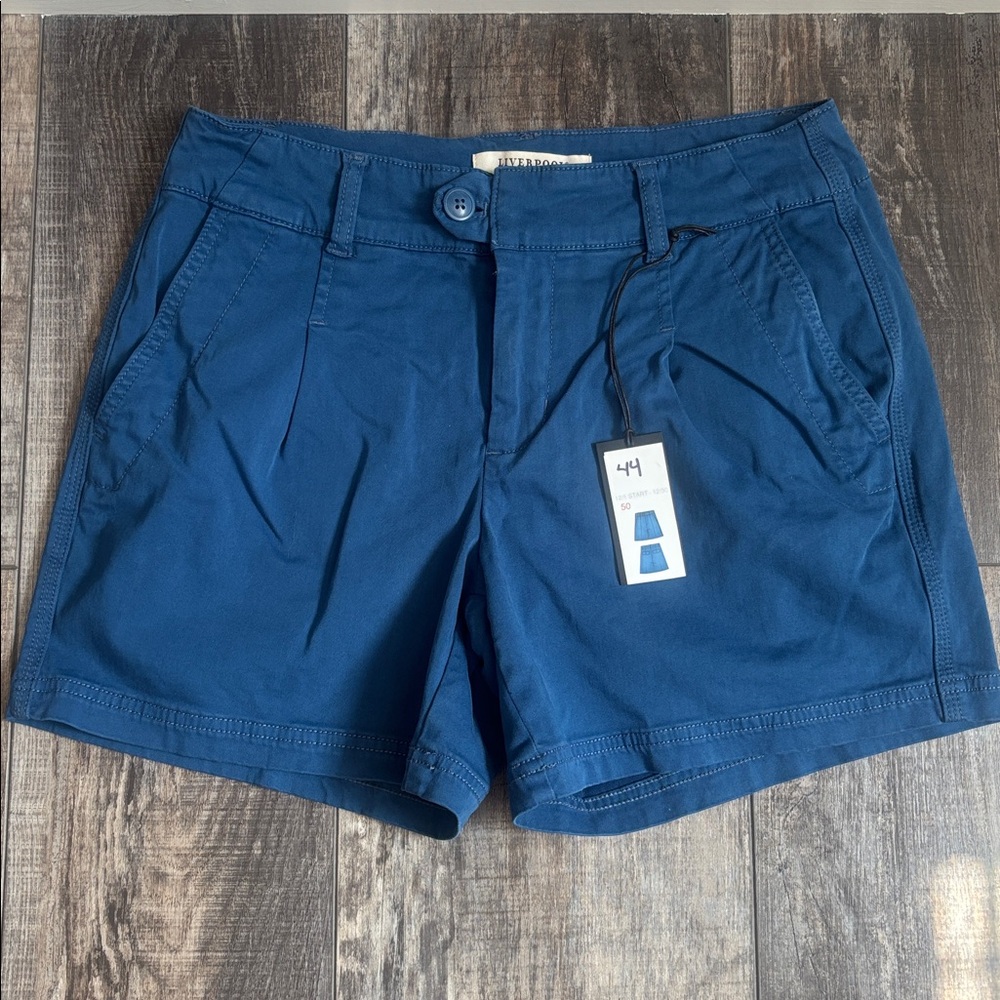Liverpool Women's Blue Bermuda Shorts